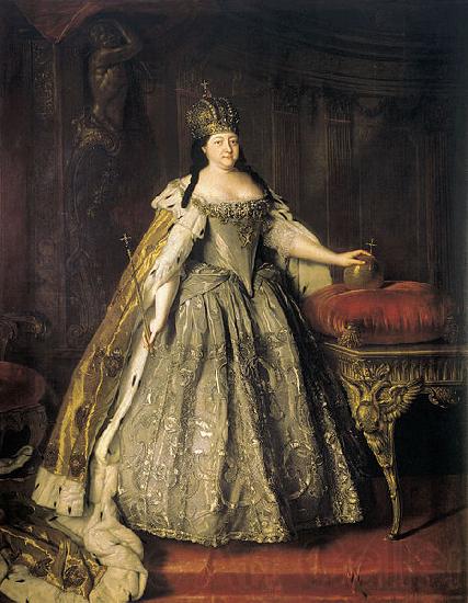Louis Caravaque Portrait of Empress Anna Ioannovna